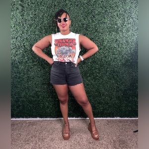 Old Navy Higher High-Rise Sky-Hi A-Line Shorts size 12